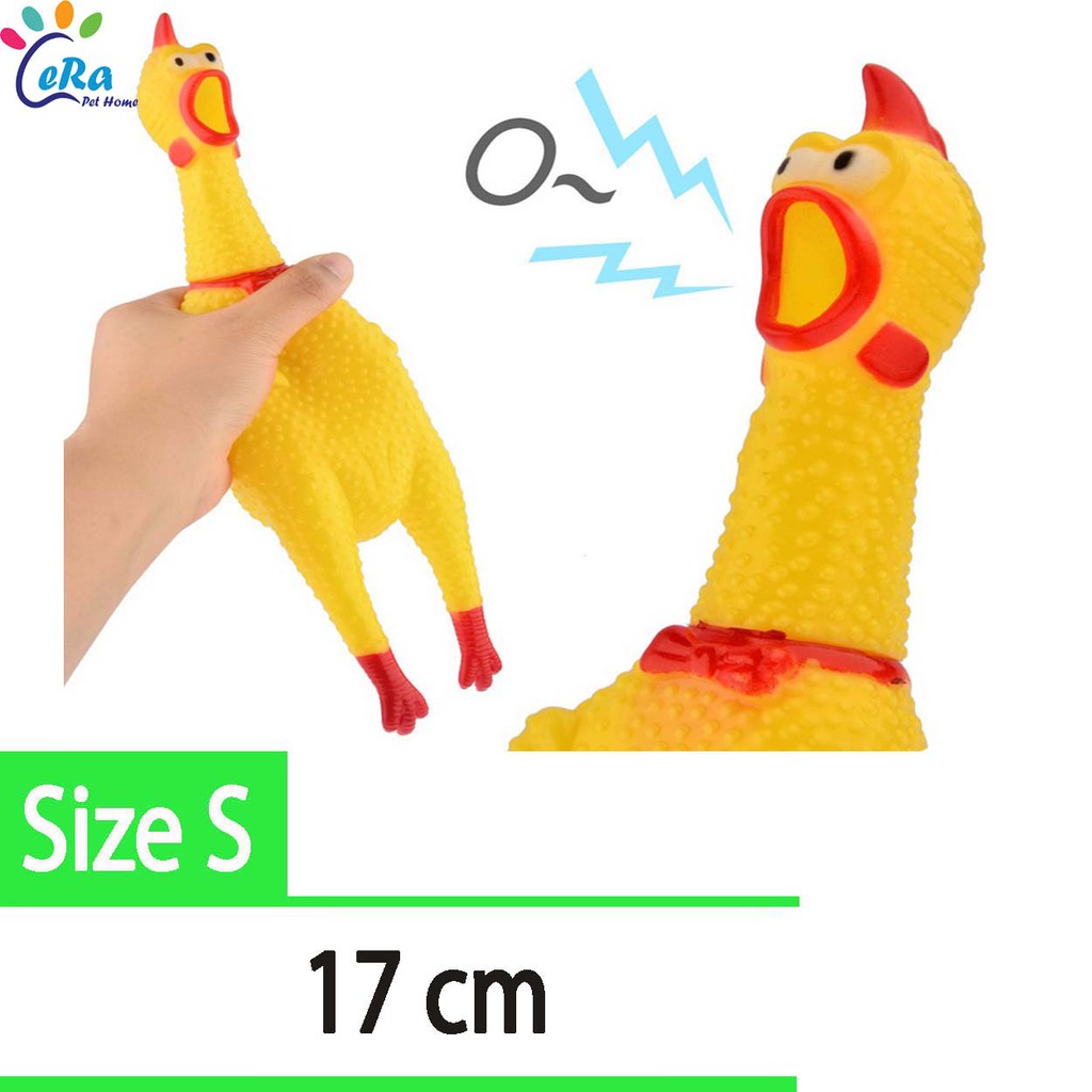 Gà Gặm Phát Âm Thanh - Đồ Chơi Cho Chó Mèo
