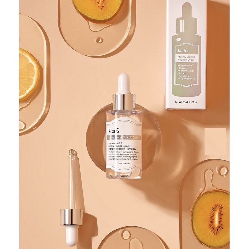 Combo 4 Chai Serum Vitamin C Klairs Freshly Juiced Vitamin Drop 35ml
