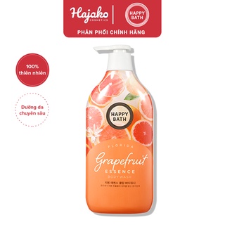 Sữa Tắm Hương Bưởi Tươi Mát Happy Bath Grapefruit Essence Cooling Body Wash 900g