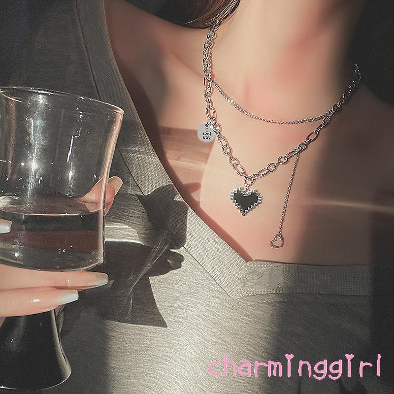 Dây chuyền mặt trái tim thời trang cho nữ