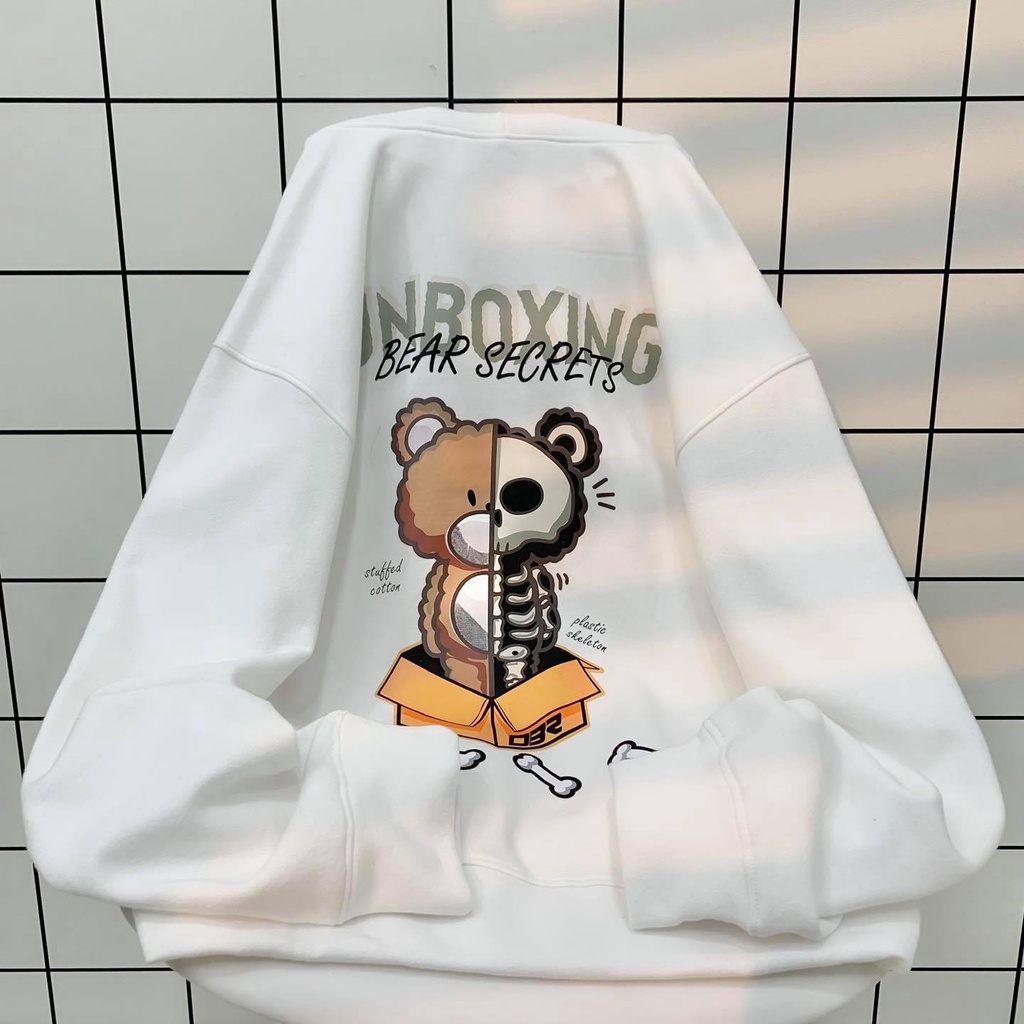 Áo Khoác Nỉ Unboxing Form Rộng Unisex