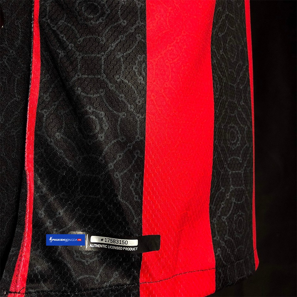 Áo AC Milan sân nhà 2020-2021 sọc đỏ đen, áo AC Milan sọc đỏ đen sân nhà 2021 ❝Thái Lan❞