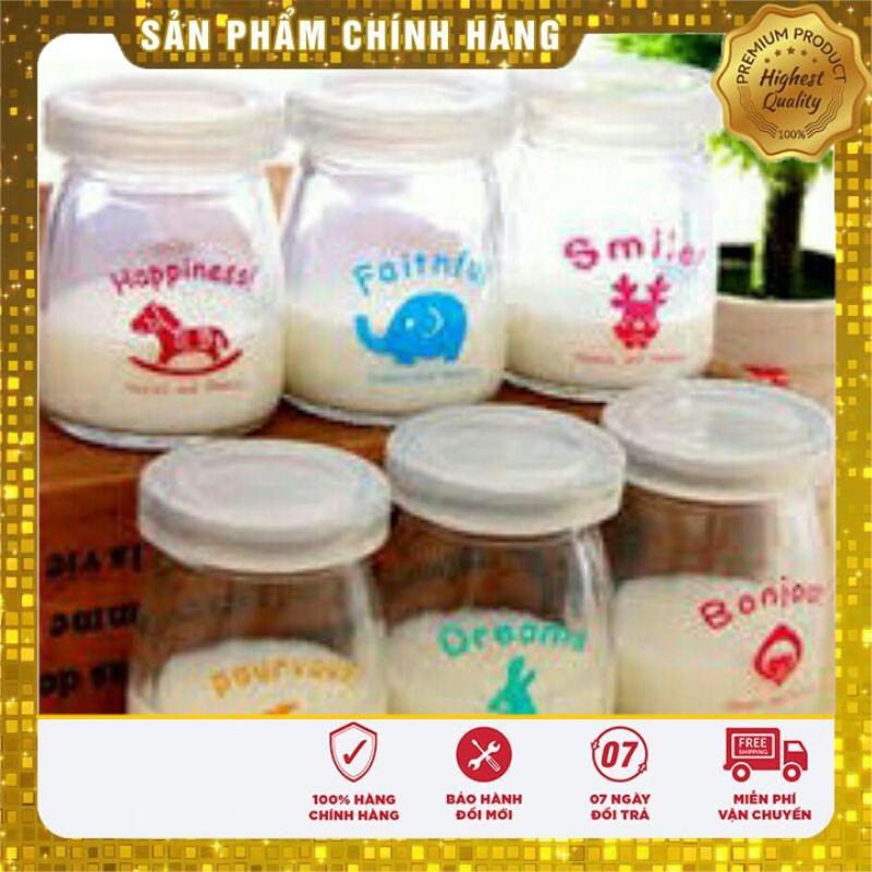 Set 12 hủ thủy tinh làm sữa chua