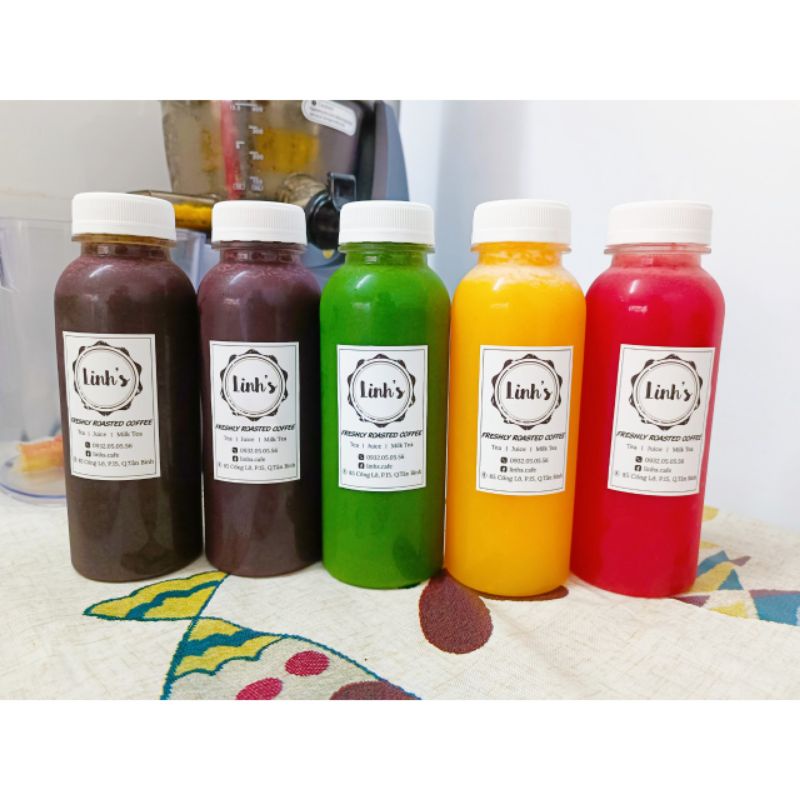 Chai nhựa Tròn Cổ Rộng 330ml - Đựng Chè Dưỡng Nhan-Sản Phẩm Đã Kèm Nắp