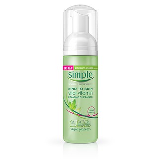 Sữa Rửa Mặt Tạo Bọt Simple Kind to Skin Vital Vitamin Foaming Cleanser