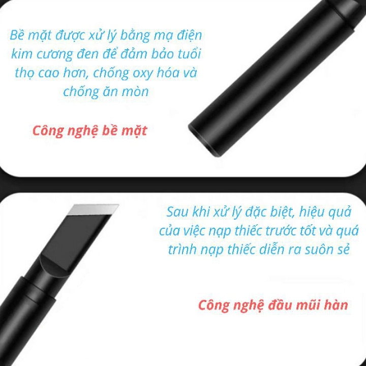 Bộ 5 Mũi Hàn Dao Đen Cho Mỏ Hàn 936-900M-T-K