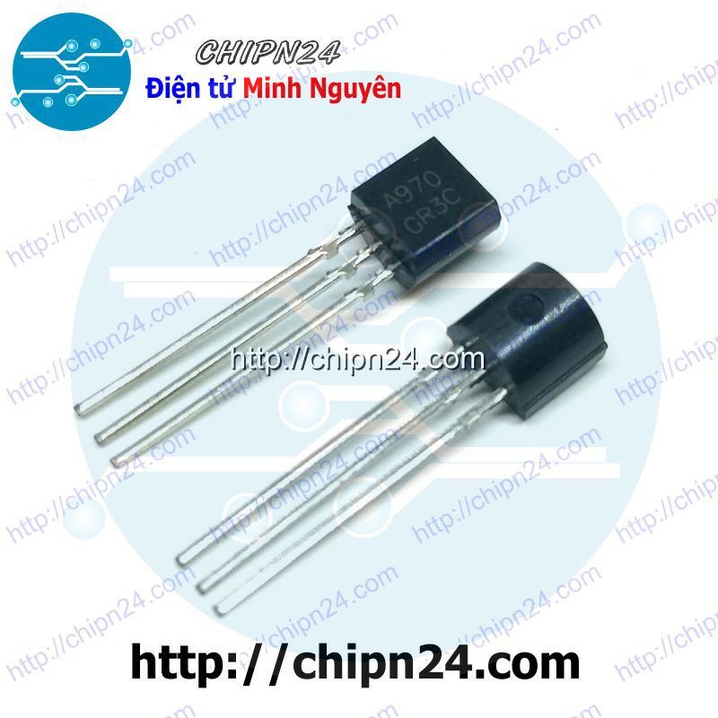 [2 CON] Transistor A970 TO-92 PNP 0.1A 120V (2SA970 970)