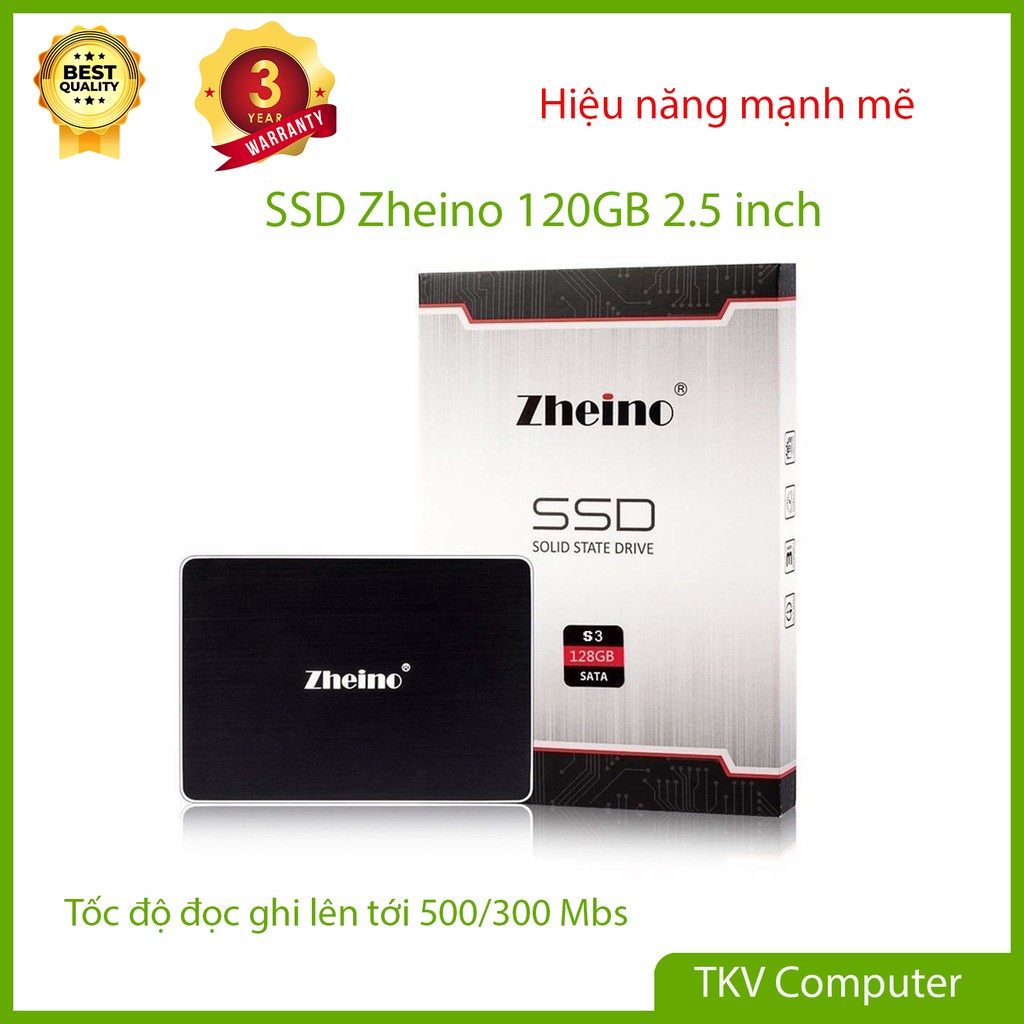 Ổ cứng SSD Zheino 120GB 2.5 inch chính hãng - Hỗ trợ cài đặt sẵn windows - Bảo hành 36 tháng | BigBuy360 - bigbuy360.vn