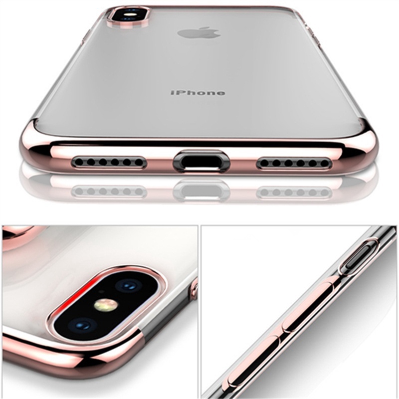 Ốp Điện Thoại Kính Cường Lực Trong Suốt Viền Mềm Kiểu Đơn Giản | BigBuy360 - bigbuy360.vn