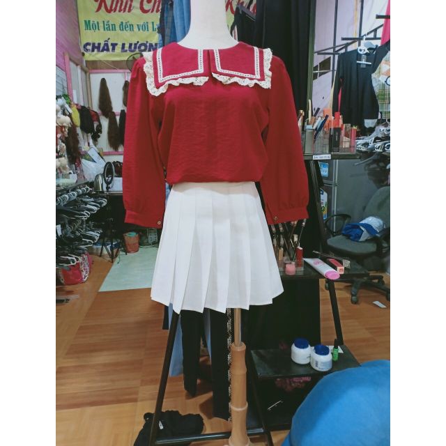 Áo sơ mi kiểu vạt vuông tay lỡ freeship 50K A,045 | BigBuy360 - bigbuy360.vn