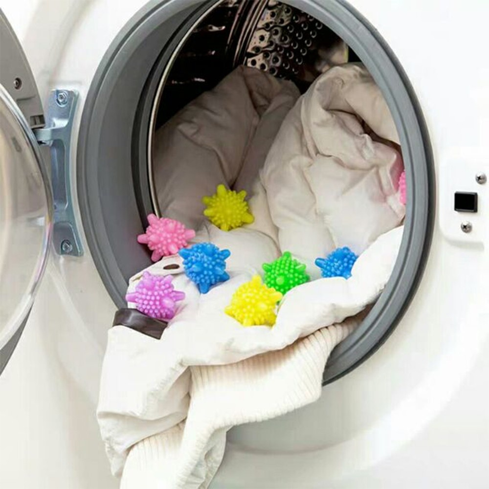 Quả cầu gai giặt quần áo giúp quần áo giặt được sạch sẽ và thơm hơn