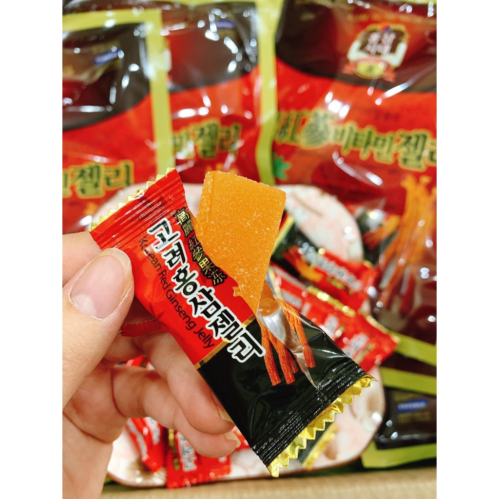 Kẹo Hồng Sâm vitamin Hàn Quốc gói 200g