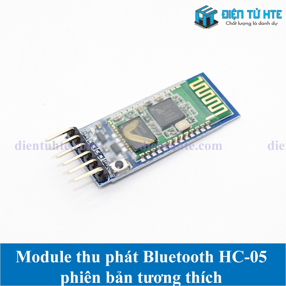 Module thu phát - truyền dữ liệu Bluetooth HC-05 - phiên bản tương thích [HTE Quy Nhơn CN2]