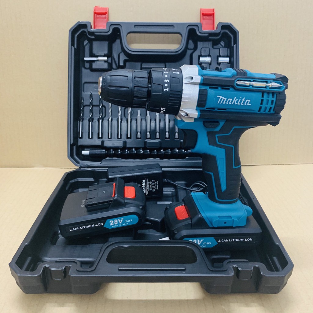 Máy khoan pin 99V HITACHI 3 chức năng có búa - Chuyên khoan tường, khoan sắt, gỗ, gạch, nhôm, sắt, tôn, bắt vít