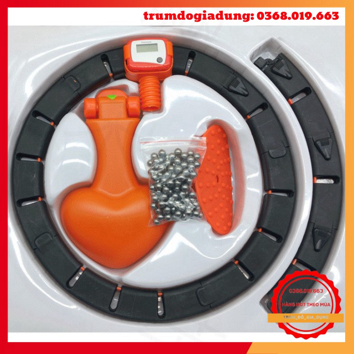 VÒNG LẮC EO HULA - Máy tập thể hình eo, vừa giảm mỡ thừa eo vừa điều hòa nhịp tim - Sử dụng dễ dàng, tiết kiệm thời gian