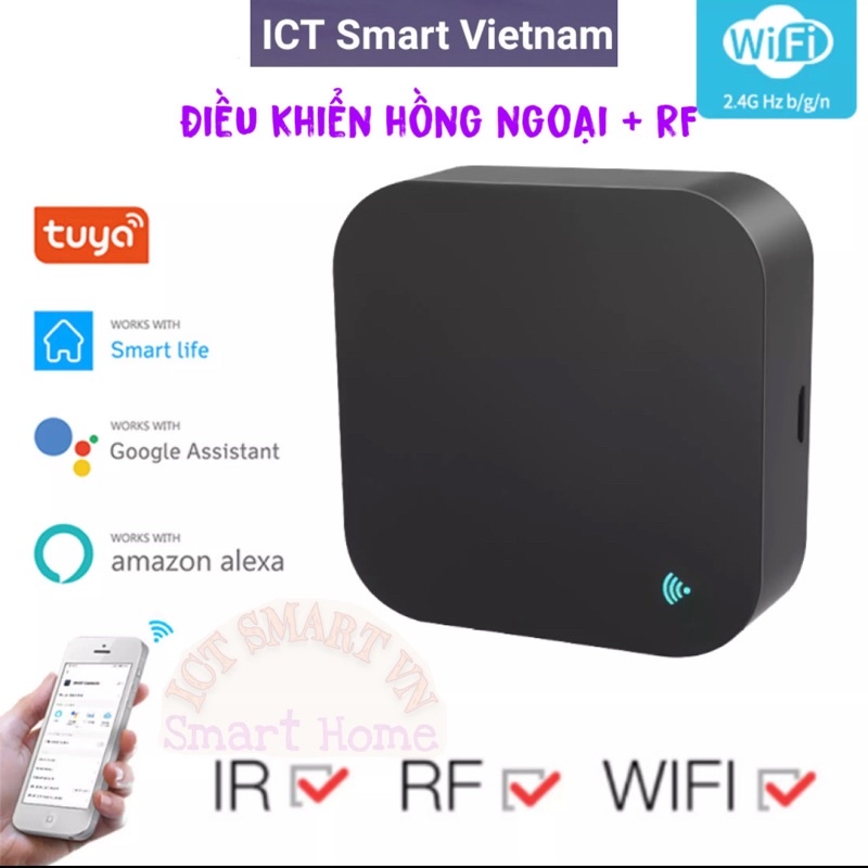 Bộ điều khiển Hồng ngoại + RF 433/315Mhz Tuya S11