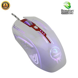 Chuột chuyên game 6D Bosston GM200 Led đa màu - Hãng phân phối chính thức