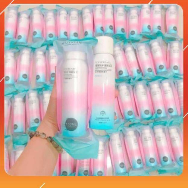 [Freeship99] Xịt Chống Nắng Trắng Da Maycreate 150ml