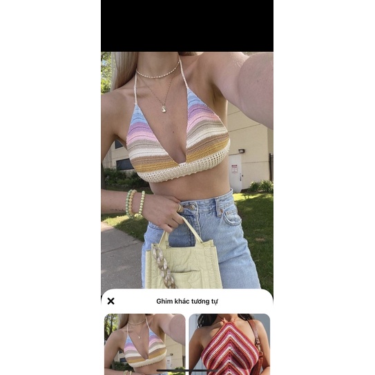 Bra len handmade