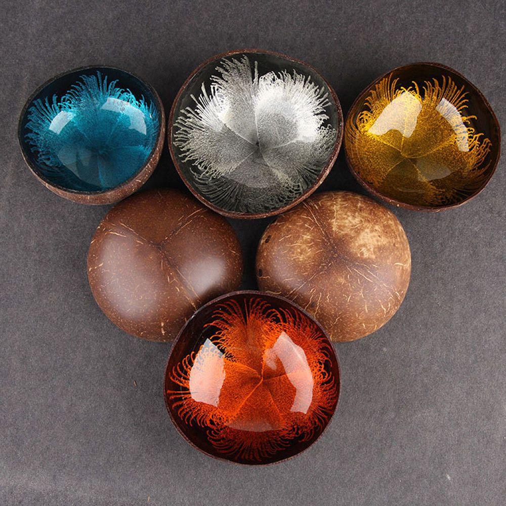 Tô Đựng Kẹo Bằng Vỏ Dừa Phong Cách Mosaic Độc Đáo Trang Trí Nhà Cửa