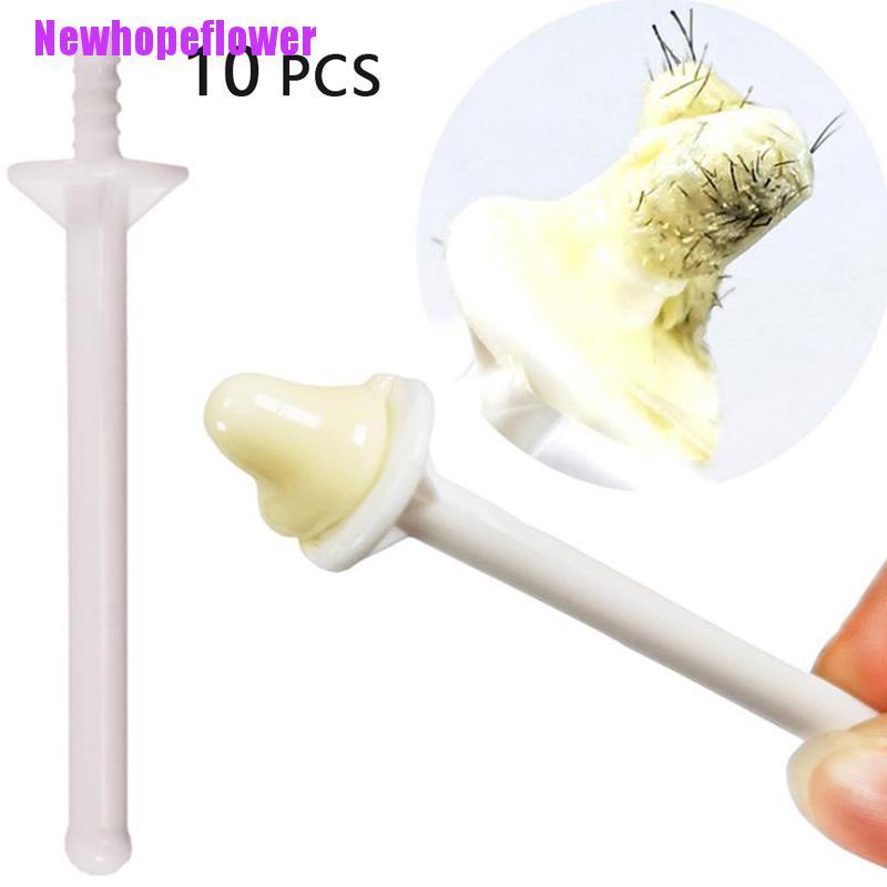 (Hàng Mới Về) Set 10 Que Sáp Tẩy Lông Không Đau Cho Nam Và Nữ