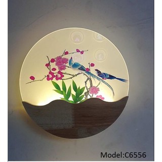 Đèn tường led C6556 hoa anh đào