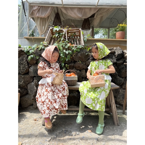 Đầm mùa Hè phong cách Hàn Quốc cho bé gái