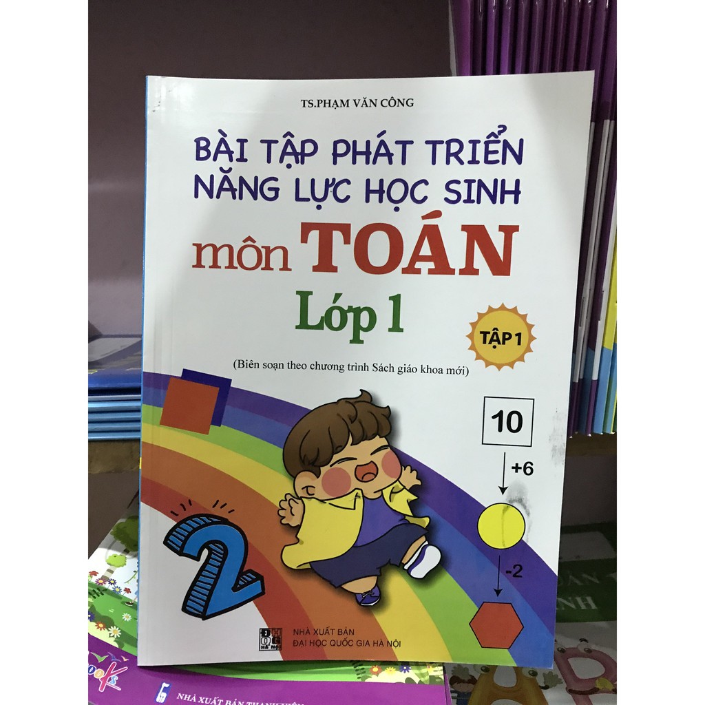 Sách - Bài tập phát triển năng lực học sinh môn toán lớp 1 tập 1