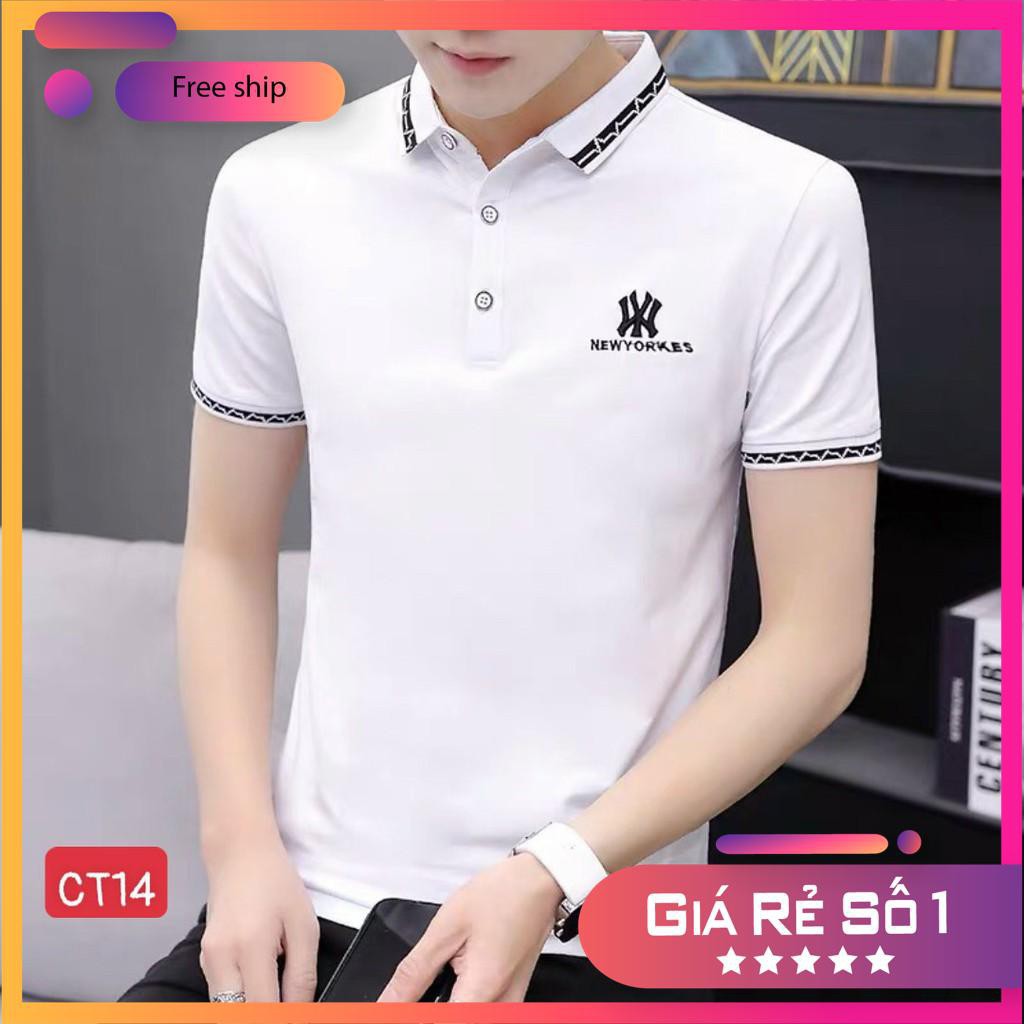 (GIÁ SIÊU RẺ) 🔥HOT🔥 5 MẪU ÁO THUN CỔ VIỀN LOGO TRẺ TRUNG CÁ TÍNH NĂNG ĐỘNG | BigBuy360 - bigbuy360.vn