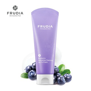 Gel Rửa Mặt Tạo Bọt Dưỡng Ẩm Da FRUDIA Chiết Xuất Việt Quất 145ml