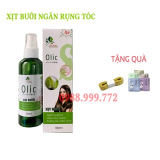 Xịt bưởi olic kích thích tóc mọc, Dầu bưởi dưỡng dài mượt tóc, Kem xả