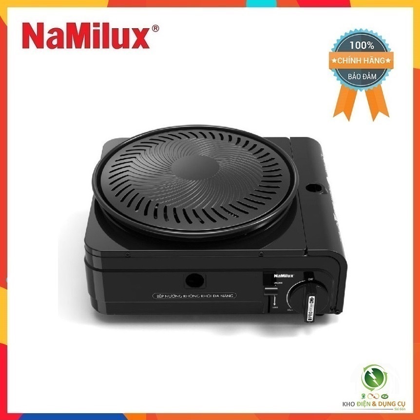 BẾP GAS NAMILUX ĐA NĂNG NƯỚNG KHÔNG KHÓI + NẤU GS2621PF ( SIÊU TIẾT KIỆM GAS )