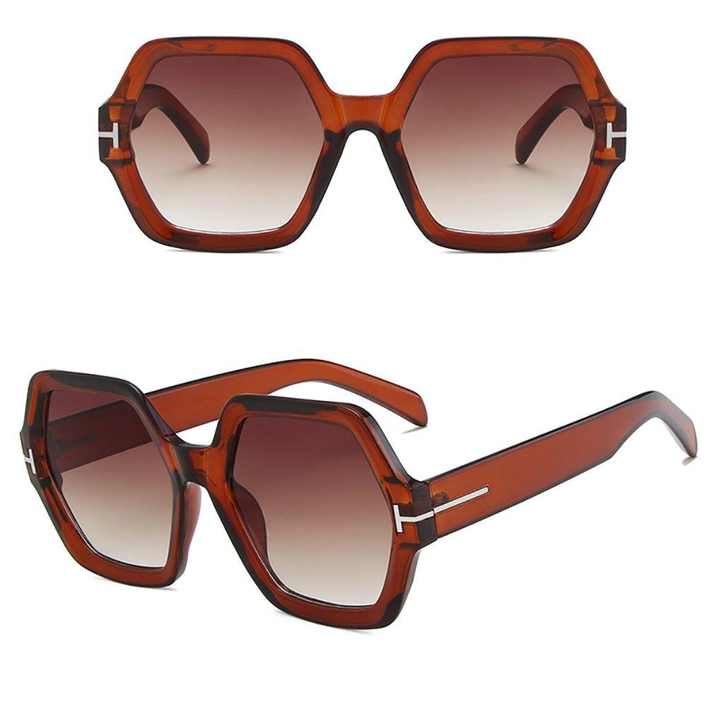 Kính Chống Bức Xạ UV400 Tròng Lớn Phong Cách Hàn Quốc Cho Nam Và Nữ