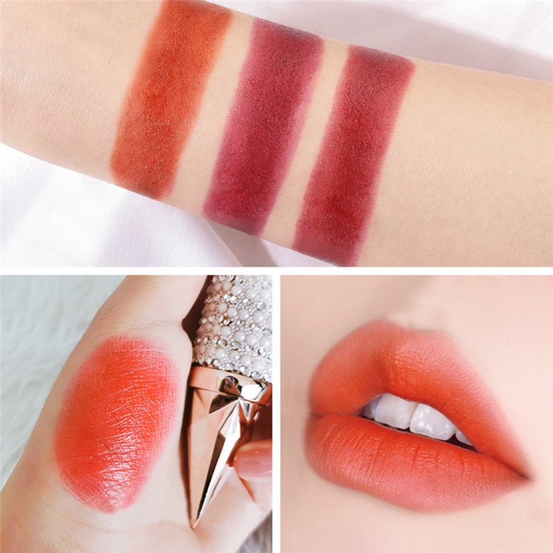 1 Thỏi Son Lì 3 Trong 1 Chống Thấm Nước Dưỡng Ẩm Lâu Trôi