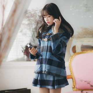 Set dạ kẻ cao cấp ảnh thât