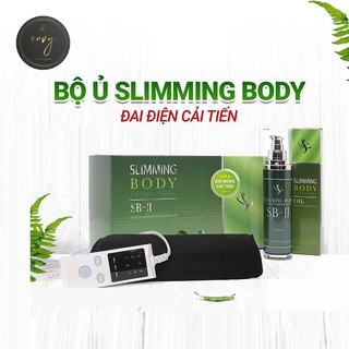 Bộ ủ nóng Slimming body 2 cải tiến chính hãng - bộ quấn nóng thải mỡ mới đai ủ nóng slimming body chính hãng