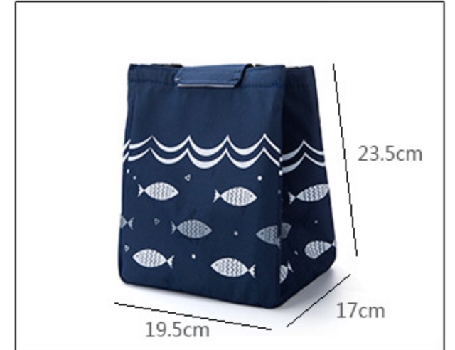 Túi đựng cơm giữ nhiệt hình cá tiện dụng