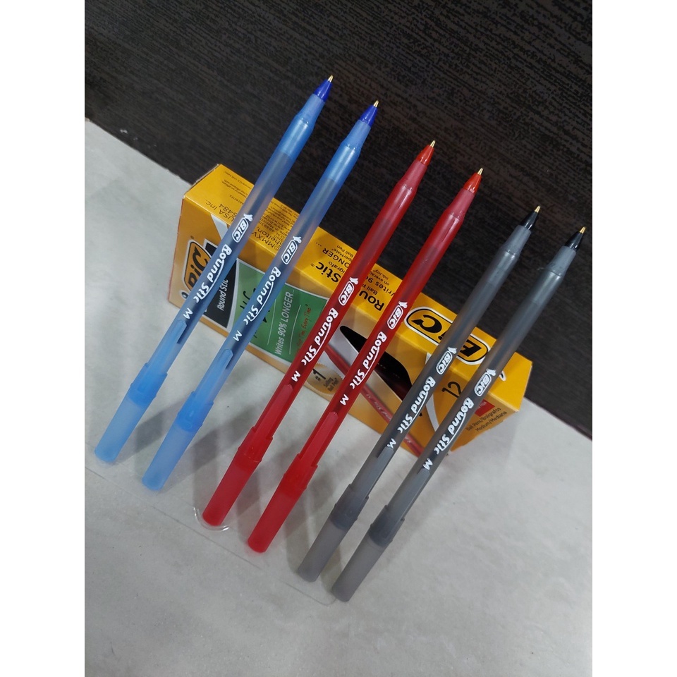 Bút bi BIC - Round Stic (Xtra Life) 1.0MM, thương hiệu nổi tiếng trên toàn thế giới.