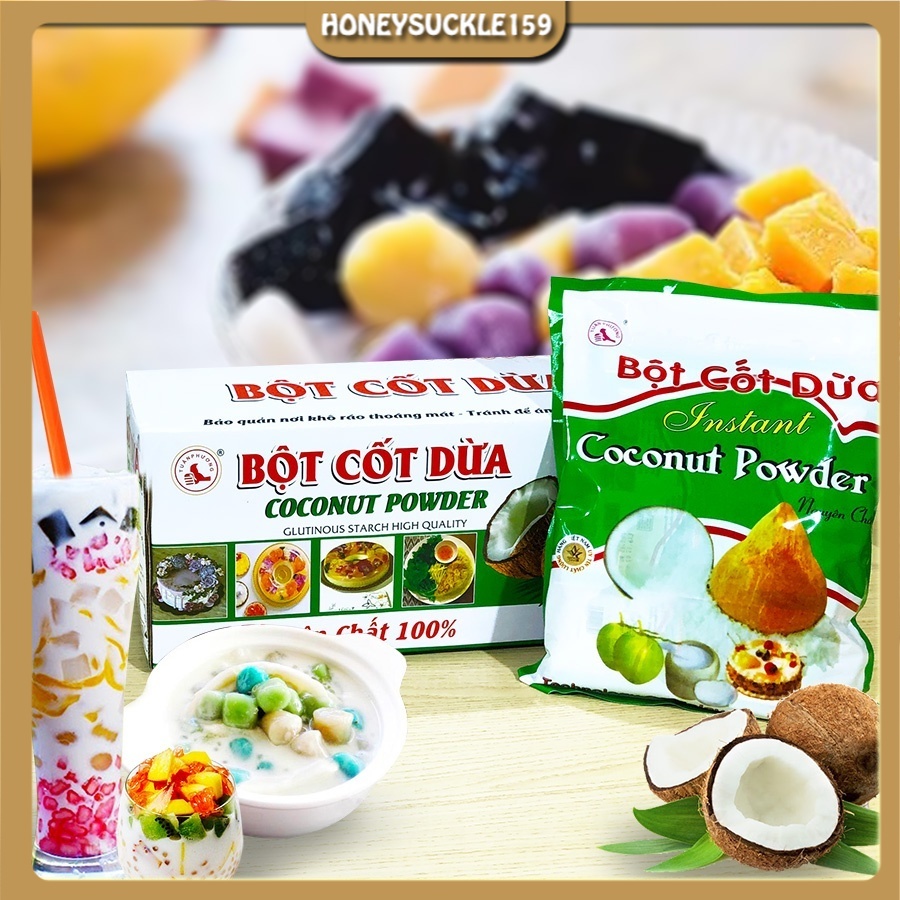 Combo 10 Gói Bột Cốt Dừa Tuần Phương 50gram