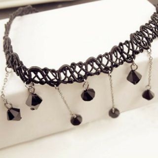 Vòng Choker ren đính đá