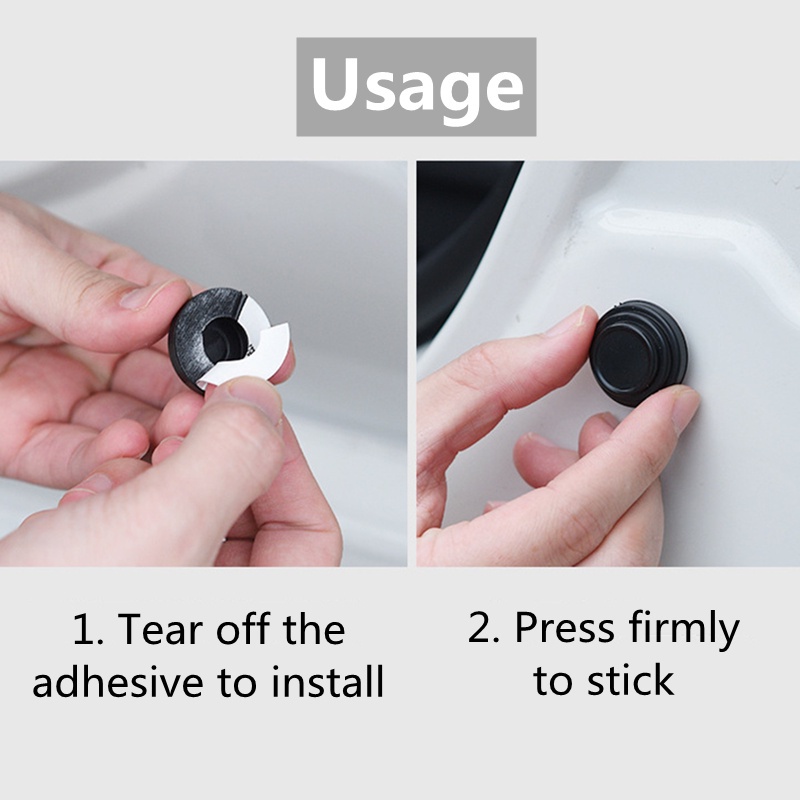 Nút dán đệm silicon chống va đập giảm tiếng ồn bảo vệ cửa, capo, cốp xe oto, miếng cao su giảm chấn cánh cửa ô tô Nút Giảm Chấn Ô Tô, Giảm Lực Đóng Cửa Xe Ô Tô, Miếng Dán Chống Sốc - Bảo Vệ Xe