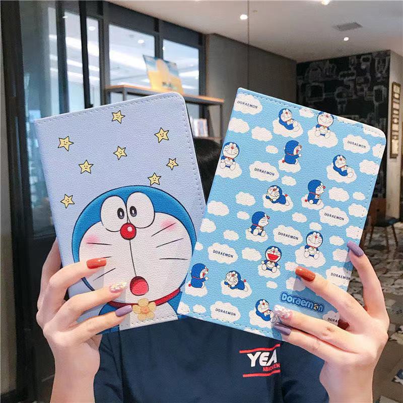 Ốp máy tính bảng hình doraemon thích hợp với ipad air 1/2/3 mini1/2/3/4/5 2018/2018 9.7inch 10.2iinch