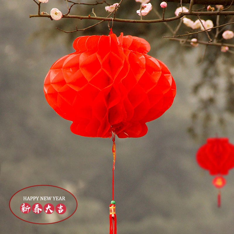 Lồng Đèn Nhựa Treo Trang Trí Lễ Hội Năm Mới 2023 CNY