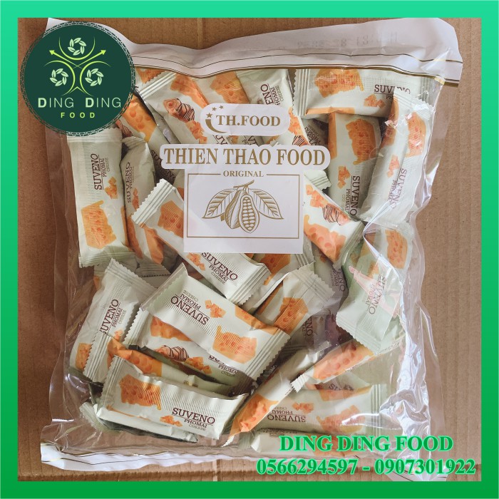 [ 500g ] Bánh Sữa Chua Xốp Giòn Vị Phô Mai SUVENO| Bánh Cho Bé| Bánh Xốp Thiên Thảo| Ăn Vặt - DING DING FOO