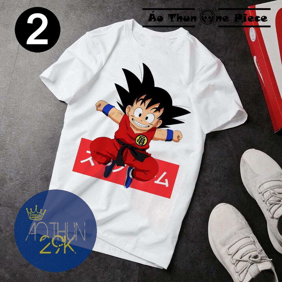 ⚡️FREESHIP⚡️Áo Thun Dragon Ball In Hình Songoku Kid Nhật Bản "Siêu Cute"[Nhiều Mẫu] - Áo Thun Dragon Ball