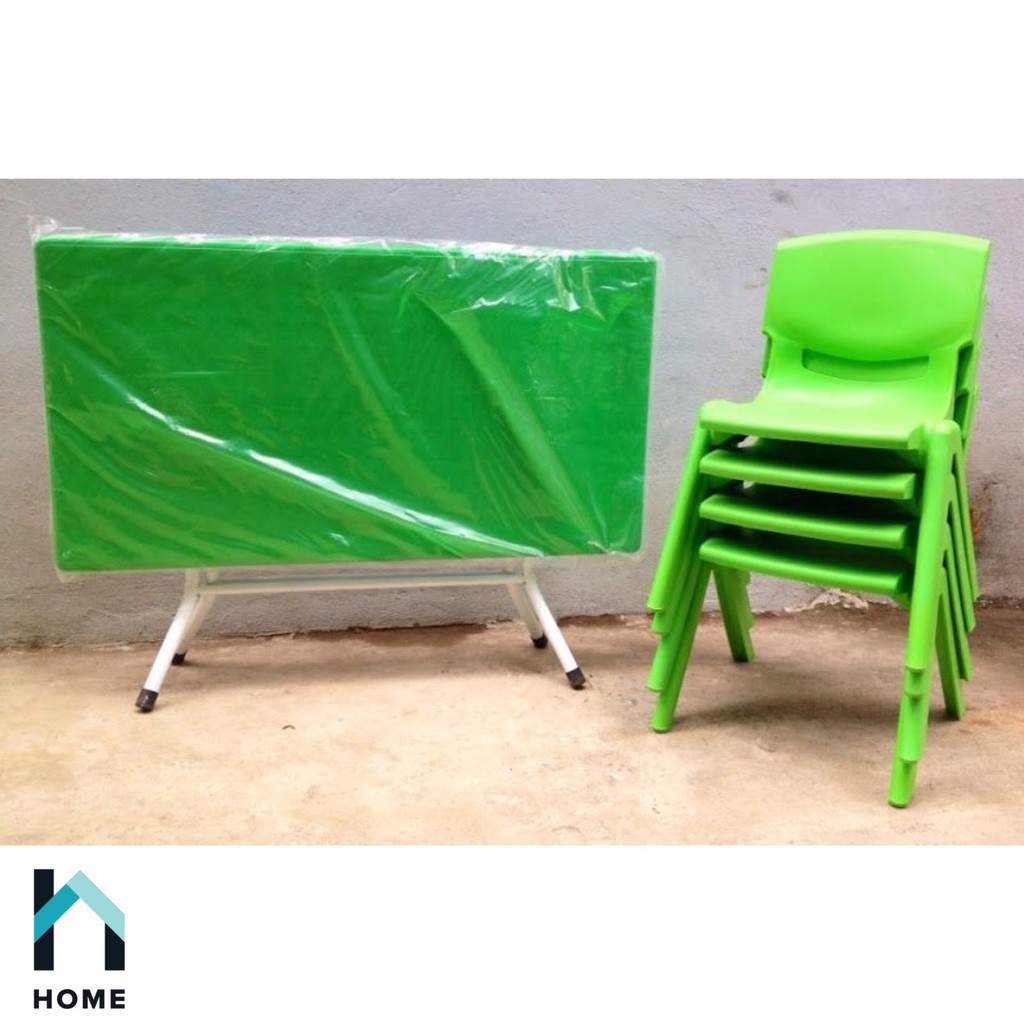 Bàn Học Sinh Mẫu Giáo Mầm Non Mặt Nhựa Khúc Khung Sắt Sơn Chắc Chắn | BigBuy360 - bigbuy360.vn