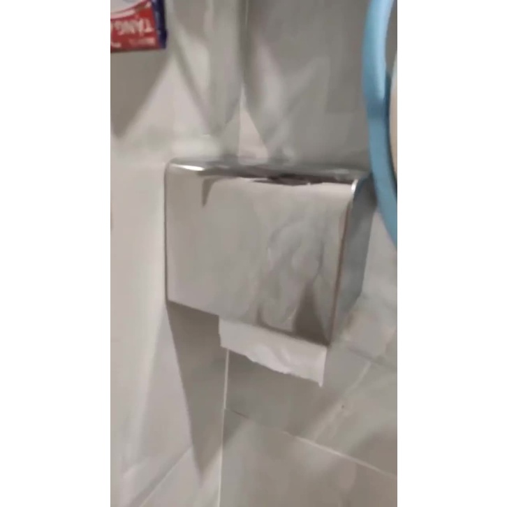 (Video thật) Hộp Đựng Giấy Vệ Sinh Chất Liệu INOX 304 Gắn Tường Trong Phòng Tắm Nhà vệ Sinh