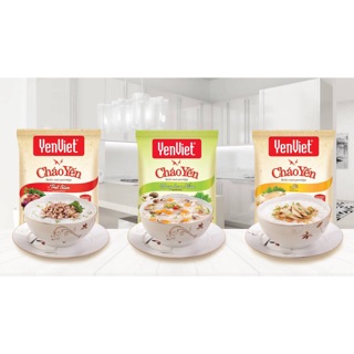 [FREESHIP 99K TOÀN QUỐC] Cháo Yến Việt 3 vị Gà,Bằm,Chay Rau Nấm 230k/thùng 30 gói.