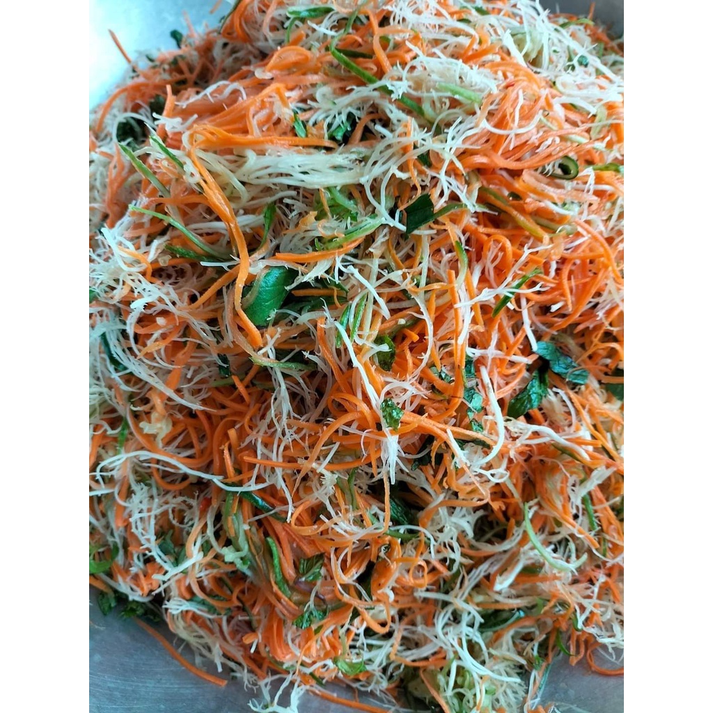 RONG CÂU CHỈ VÀNG đảo Lý Sơn -  Rong khô hoàn toàn Tự Nhiên 100% -Chuyên dùng trộn nộm hoặc nấu xu xoa - LÝ SƠN MART