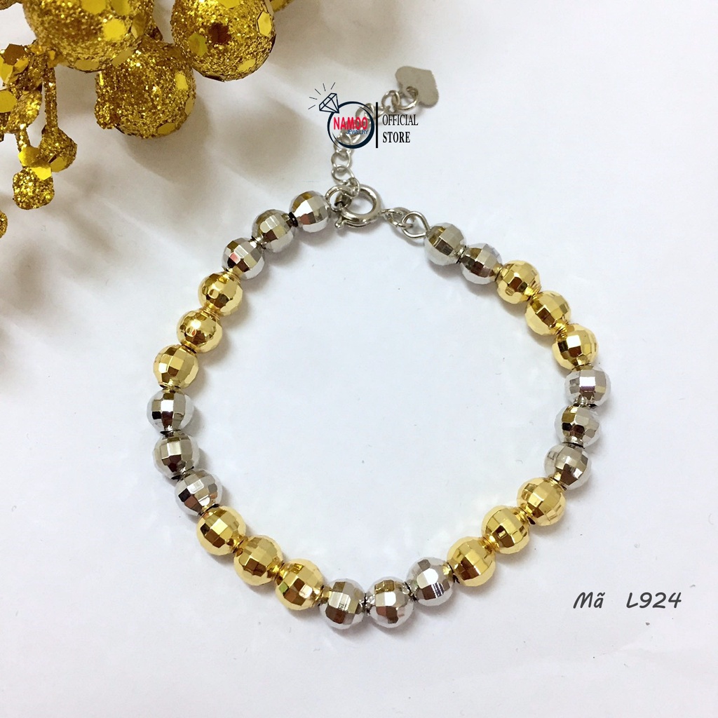 Lắc Tay 2 Màu Nữ L924 Cực Đẹp Có Tăng đơ Điều chỉnh độ rộng